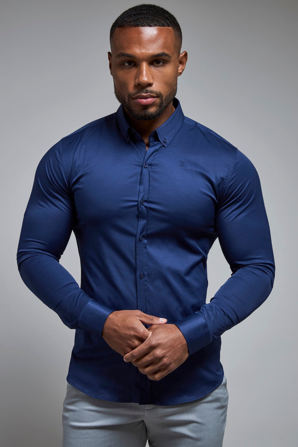 Athletic Fit Signature Shirt 2.0 in French Navy