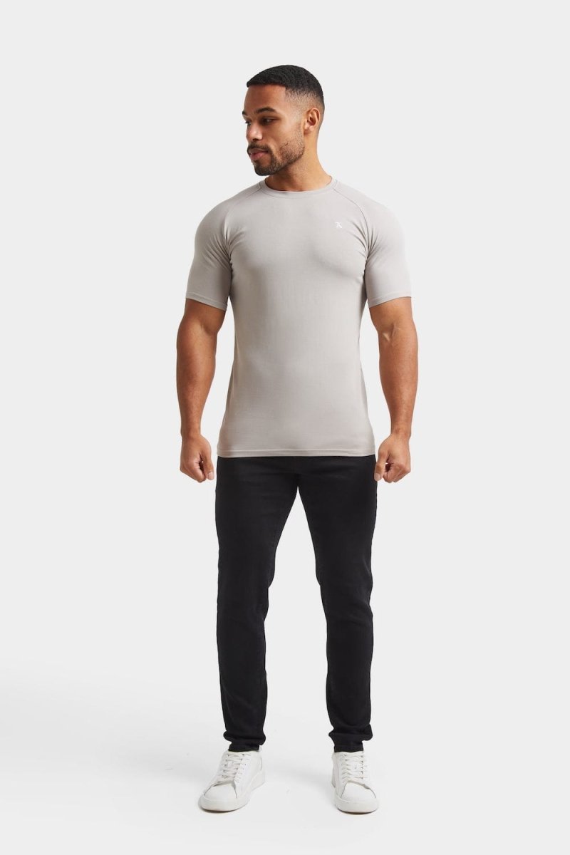 Premium Athletic Fit T-Shirt in Concrete Grey