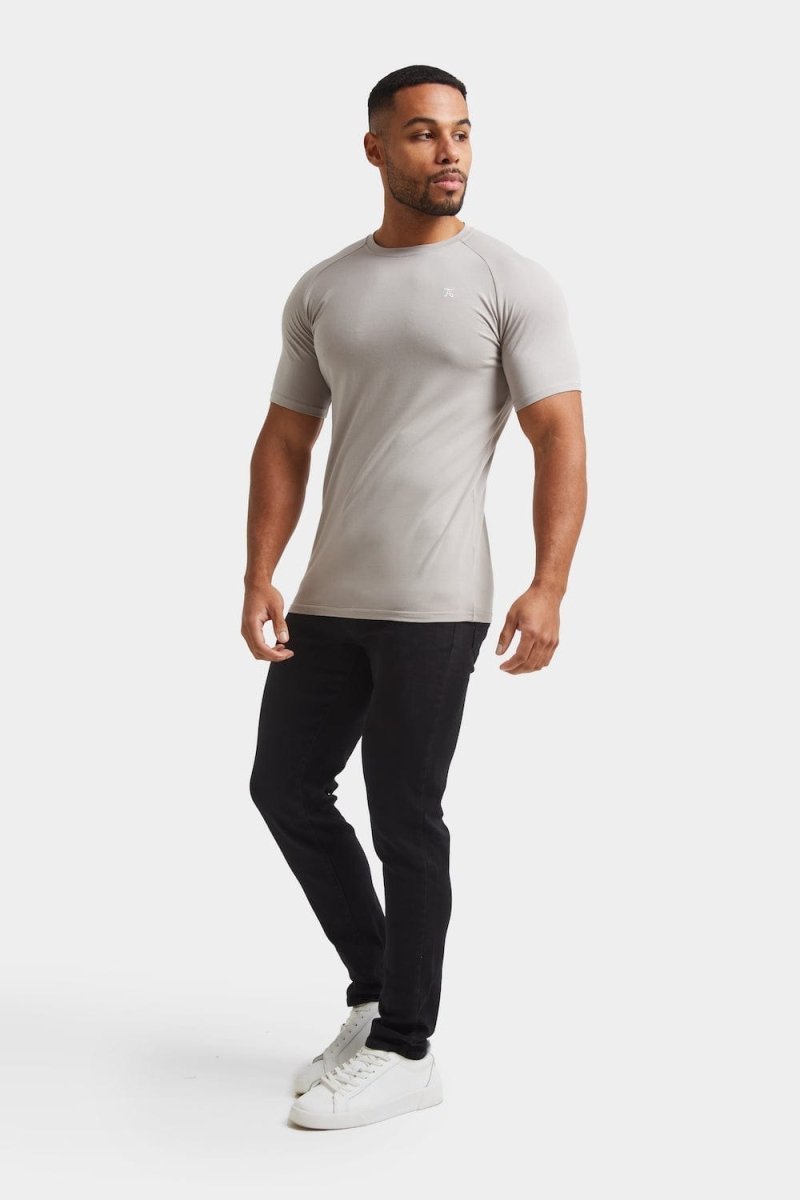 Premium Athletic Fit T-Shirt in Concrete Grey