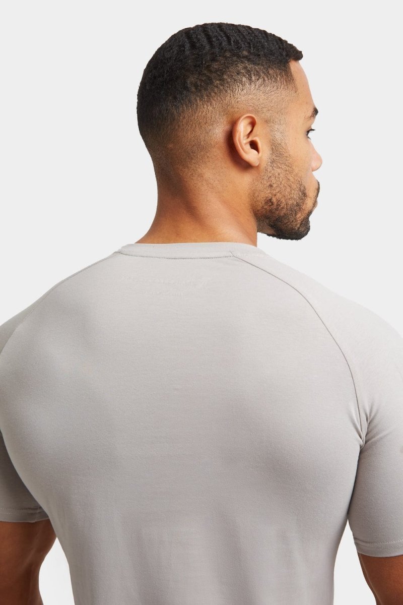 Premium Athletic Fit T-Shirt in Concrete Grey