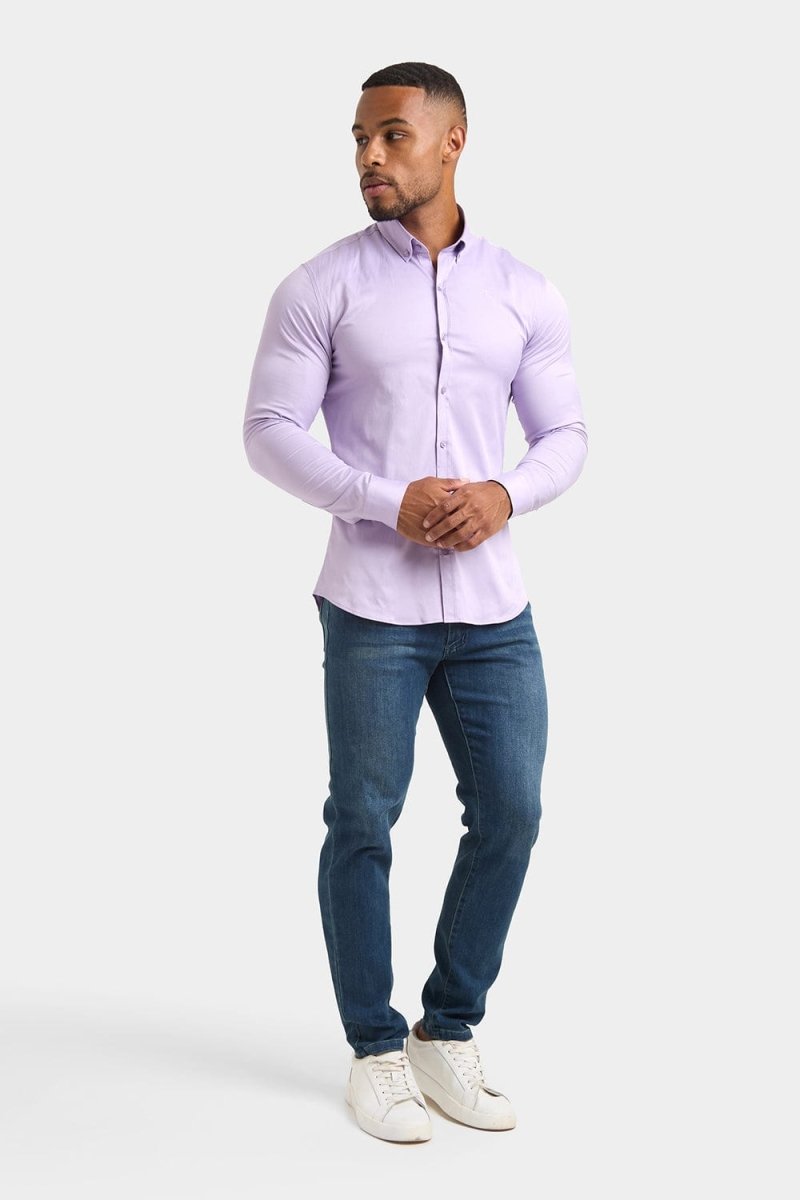 Athletic Fit Signature Shirt in Lilac