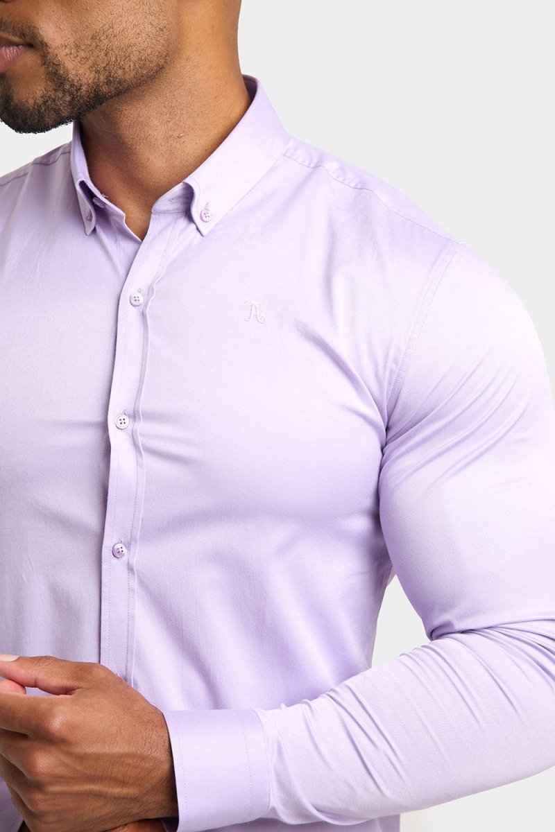 Athletic Fit Signature Shirt in Lilac